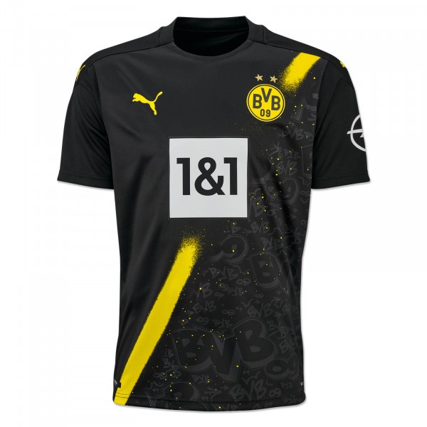 Camiseta Borussia Dortmund 2ª Kit 2020 2021 Negro